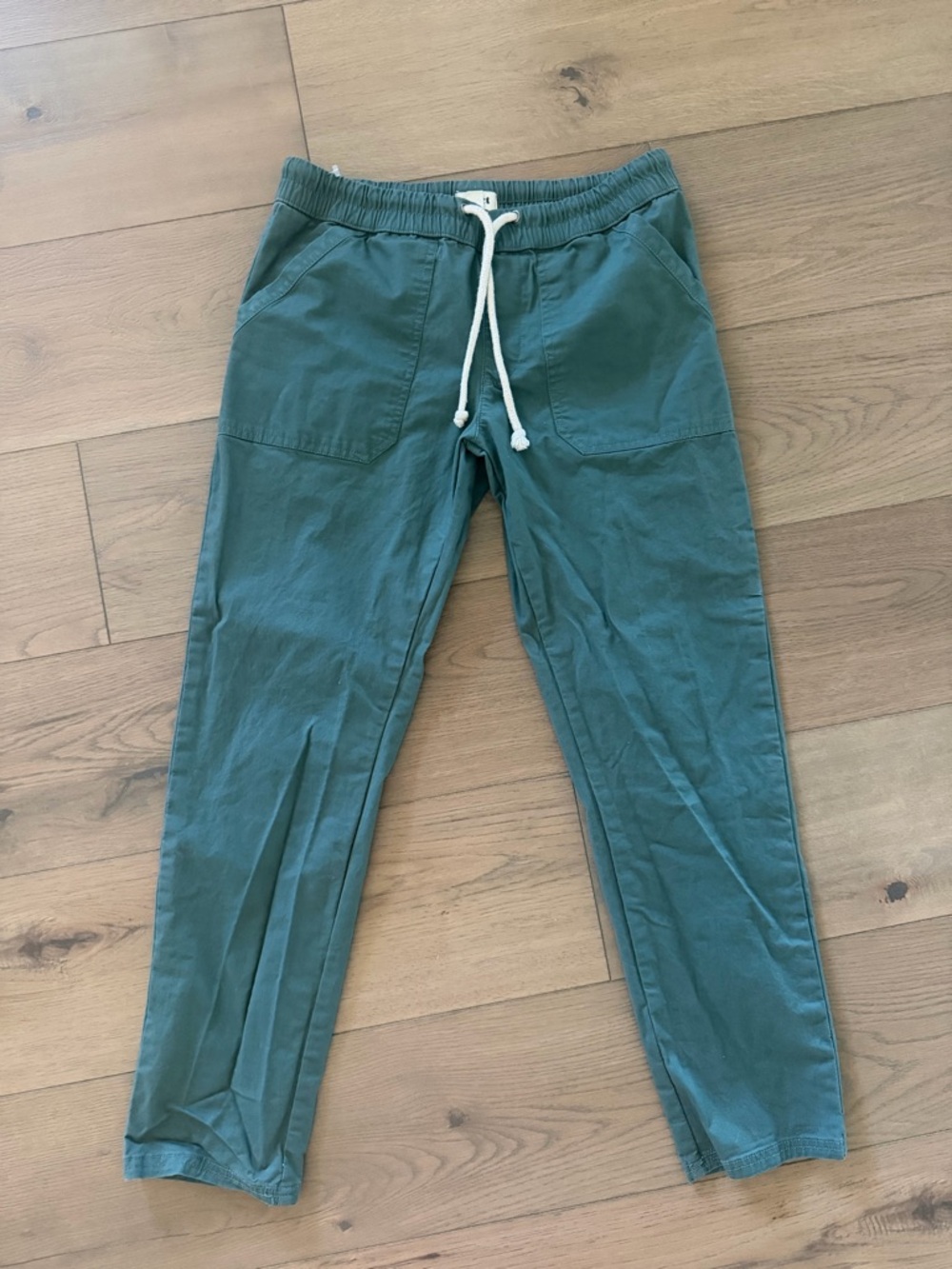 Pact Men's Teal Drawstring Joggers Organic Cotton